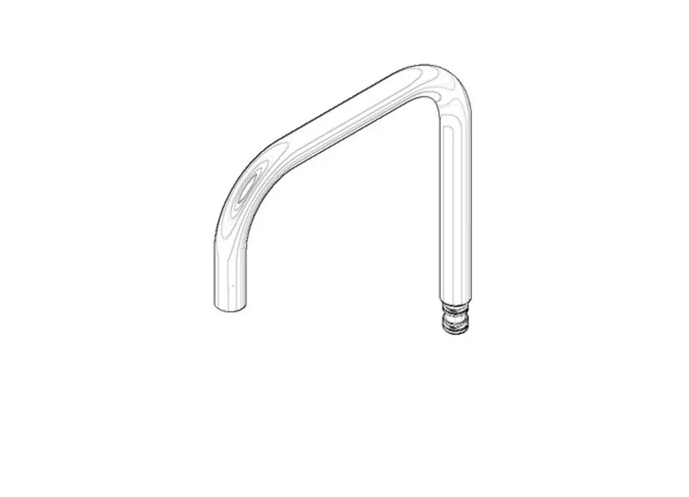 DORNBRACHT Auslauf eckig ERSATZTEILE 90282220802 200 mm, 5,68 l/min. Chrom, 90282220802-00 Galeriebild 1
